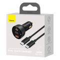 baseus car charger superme 100w 5a 1 x usb a 1 x type c with type c cable black tzcczx 01 extra photo 5