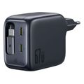 baseus wall charger enercore cj11 67w 335a 2 x type c with type c cable black e0121e00 extra photo 1 baseus wall charger enercore cj11 67w 335a 2 x type c with type c cable black e0121e00 extra photo 1
