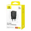 baseus wall charger gan5s 30w 3a 1 x type c black p10162504113 00 extra photo 2