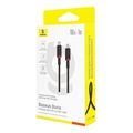 baseus dura series 100w 5a type c to type c cable baseus dura series 100w 5a 1m red extra photo 3