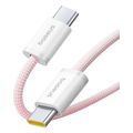 baseus dynamic 4 series 100w 5a type c to type c cable 1m pink extra photo 4