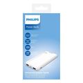 philips dlp1810cw grs power bank 10000 mah 2usb a usb c slim aspro extra photo 1