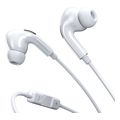 earphone lightning wk yb10 plug play white extra photo 1