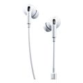 earphone lightning wk yb10 plug play white extra photo 2