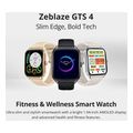smartwatch zeblaze gts 4 with heart rate gold extra photo 4