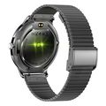 colmi smartwatch v89 143 amoled with heart rate black metal strap extra photo 2