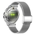 colmi smartwatch v89 143 amoled with heart rate silver metal strap extra photo 2