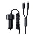 mcdodo cc 0370 120w car charger usb c lightning black extra photo 1