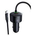 mcdodo cc 0370 120w car charger usb c lightning black extra photo 3