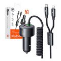 mcdodo cc 0370 120w car charger usb c lightning black extra photo 4