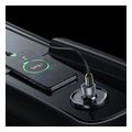 yesido y49 car charger 30w 3a 1 x usb a 1 x usb c grey extra photo 2