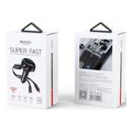 yesido y61 car charger 53w 3a 1 x usb a with usb c lightning cable black extra photo 6