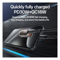 yesido y68 car charger 30w 3a 1 x usb a 1 x usb c black extra photo 3