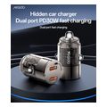 yesido y69 car charger 30w 3a 2 x usb c black extra photo 3