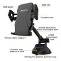 yesido c40 universal car holder black extra photo 5