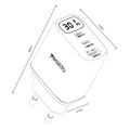 yesido yc69 display 30w 3a wall charger 1 x usb a 2 x usb c black extra photo 2