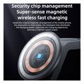 yesido ds26 3in1 15w 167a wireless charger grey extra photo 3