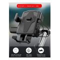 yesido c94 motorcycle holder 4inch 65inch black extra photo 1