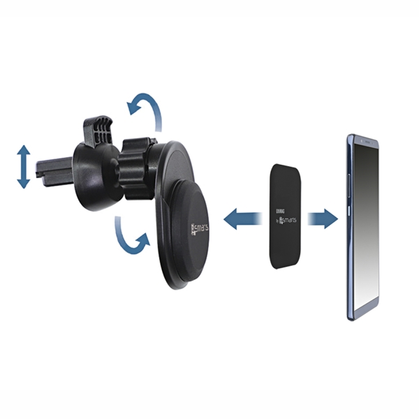 4smarts CAR Vent Holder Ultimag Ventmag Plus Black Βασεις αυτοκινητου