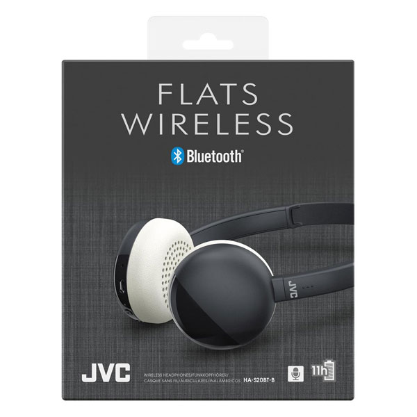 JVC Has20bt Wireless Bluetooth Headphones With Builtin Microphone