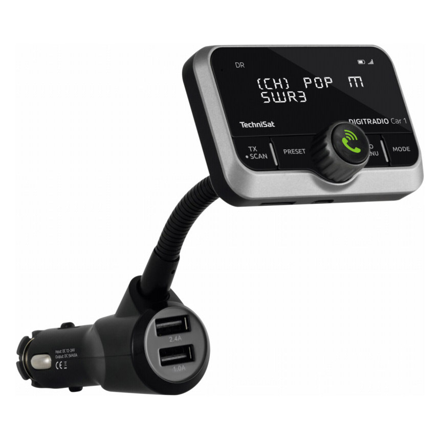 Technisat Digitradio CAR 1 Dab+ Adapter With Bluetooth AND Handsfree