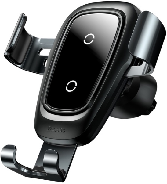 Baseus CAR Mount Gravity Metal With Wireless Charging Function Black