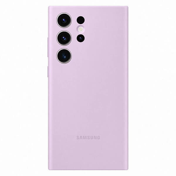 Silicone Case For Samsung Galaxy S23 Ultra S918 Lilac Efps918tv Θηκη