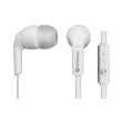 esperanza th109w stereo earphones with microphone titanum white photo