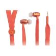 logilink hs0027 string earphone with inline microphone orange photo