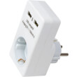 logilink pa0112 usb power socket adapter 2x usb ports 2x 1000ma photo