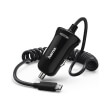 hama 178261 car charger micro usb 24a black photo