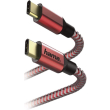 hama 183289 reflective charging data cable usb type c usb type c 15 m red photo