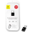 baseus adapter micro usb to usb type c black photo