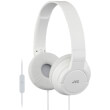 jvc ha sr185 on ear headphones with microphone white photo