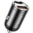 baseus car charger tiny star mini qc 30 1xusb 30w grey photo