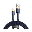 baseus cafule cable usb for lightning 15a 2m gold blue photo