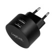 logilink pa0218 usb socket adapter 2x usb port for fast charging 105w photo logilink pa0218 usb socket adapter 2x usb port for fast charging 105w photo