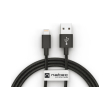 natec nka 1537 lightningm usb am mfi cable 15m black nylon photo