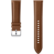 samsung et slr84laegeu stitch leather band for galaxy watch 3 22mm m l brown photo