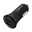 logilink pa0184 usb car charger 2x usb port 105w black photo