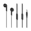 qoltec 50833 in ear headphones with microphone black photo