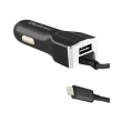 qoltec 50142 car charger 12 24v 17w 5v 34a usb cable usb type c photo
