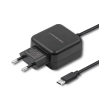 qoltec 50197 charger 12w 5v 24 usb type c black photo