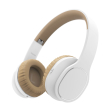 hama 184028 touch bluetooth on ear stereo headset white beige photo