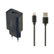 energenie eg ucset 8p mx usb home charger set 8 pin cable black photo