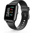 hama 178606 fit watch 5910 smartwatch gps waterproof heart rate calories black photo