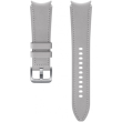 hybrid leather band 20mm m l for samsung galaxy watch4 watch4 classic et shr89ls silver photo