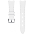 hybrid leather band 20mm m l for samsung galaxy watch4 watch4 classic et shr89lw white photo