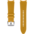 hybrid leather band 20mm s m for samsung galaxy watch4 watch4 classic et shr88sy mustard photo