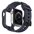 spigen rugged armor pro band for apple watch 4 5 6 se 44 mm grey photo